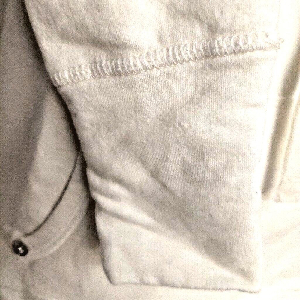 True Religion Brand Jeans Madalyn Cream Off White Hoodie Sweatshirt Size XS $176 - Picture 11 of 12